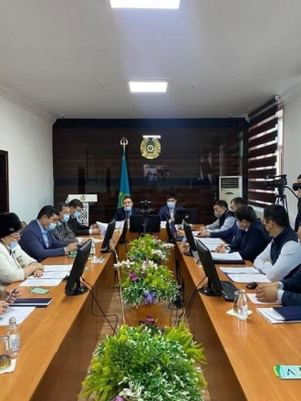 Вице-министр экологии, геологии и природных ресурсов С. Кожаниязов посетил с рабочим визитом Туркестанскую область